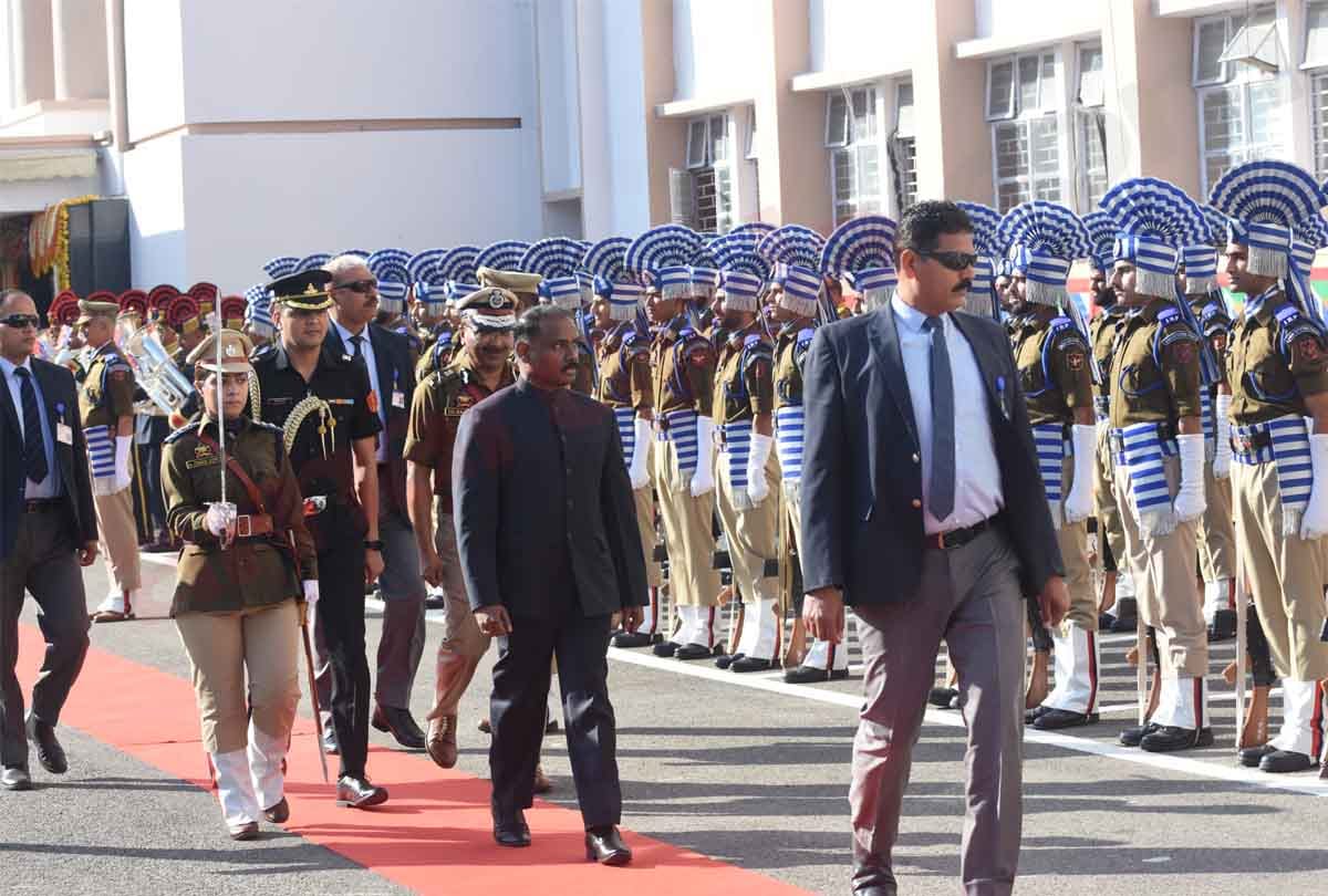 court of Union Government was decorated in Jammu, tricolor seen for first time
