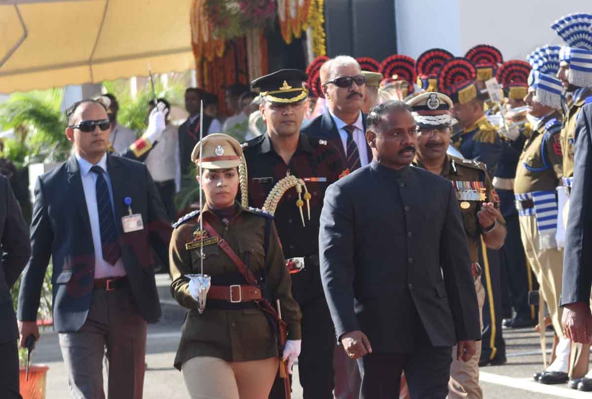 court of Union Government was decorated in Jammu, tricolor seen for first time