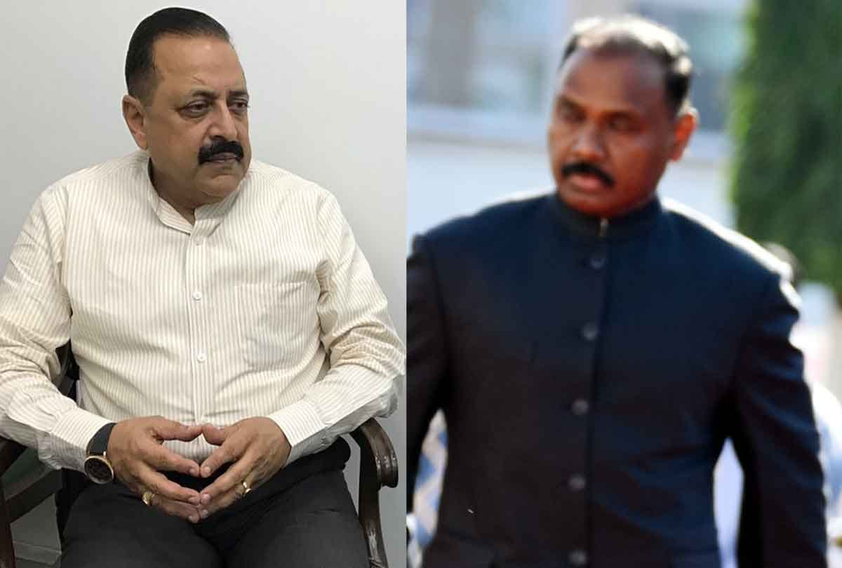 Lieutenant Governor Murmu calls on Union Minister of State Jitendra Singh