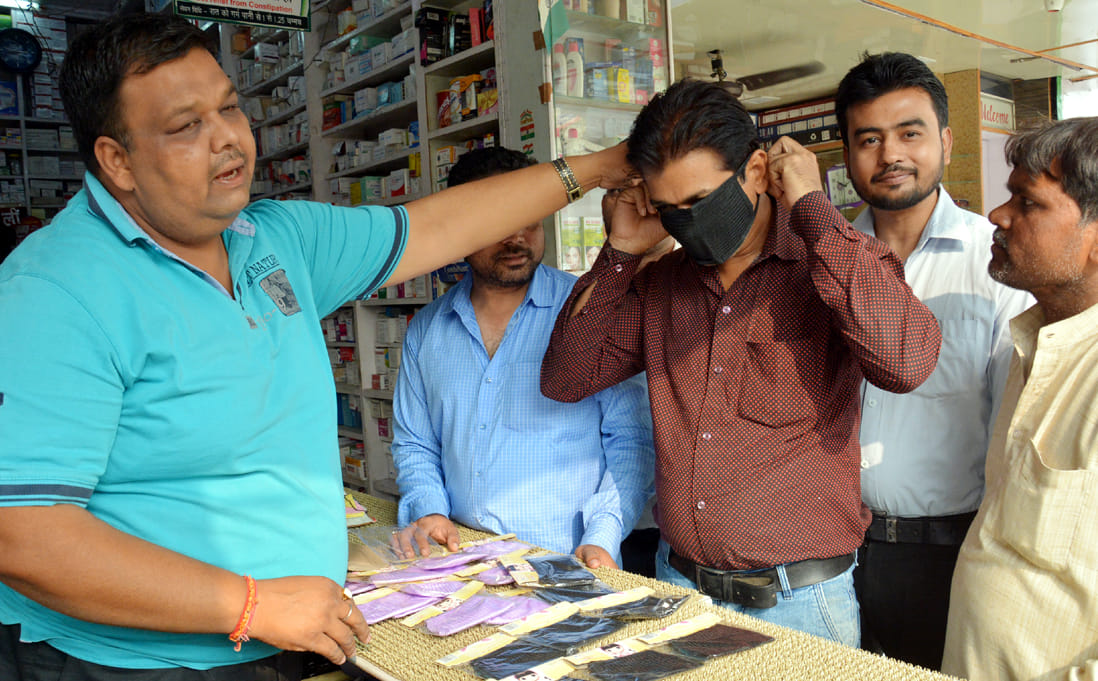 'Sanjeevani' masks are being made in poisonous air
