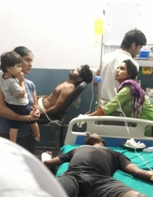 Cylinder fire, one killed, four injured including policeman