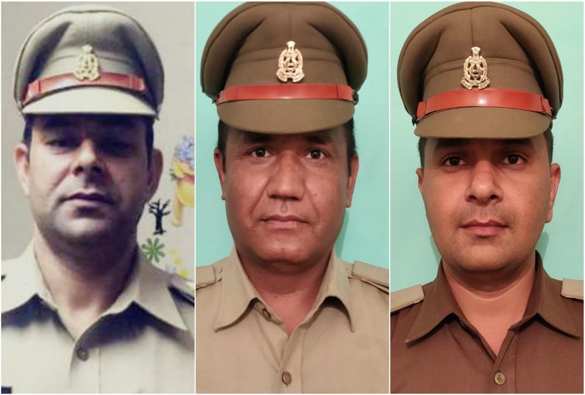 UP police officer save injured man life by blood donate in agra