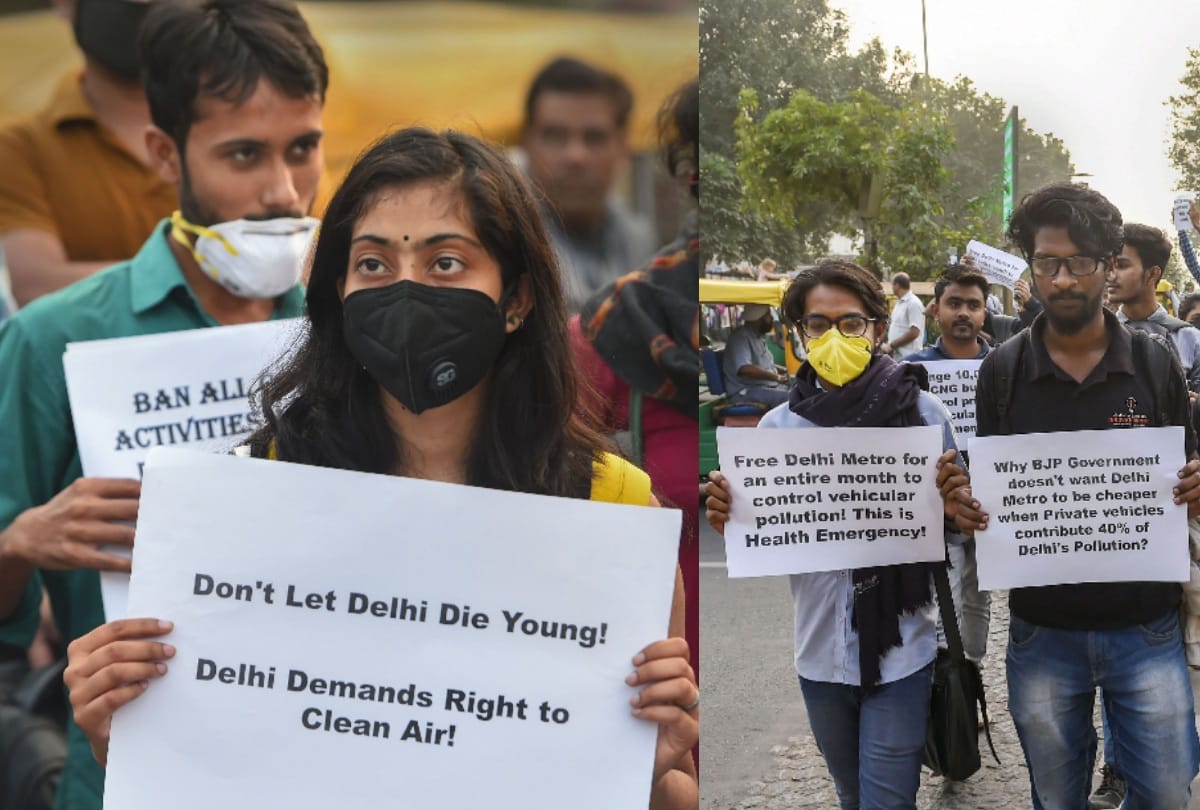 Delhi news : Due to pollution, respiratory patients are increasing in the capital