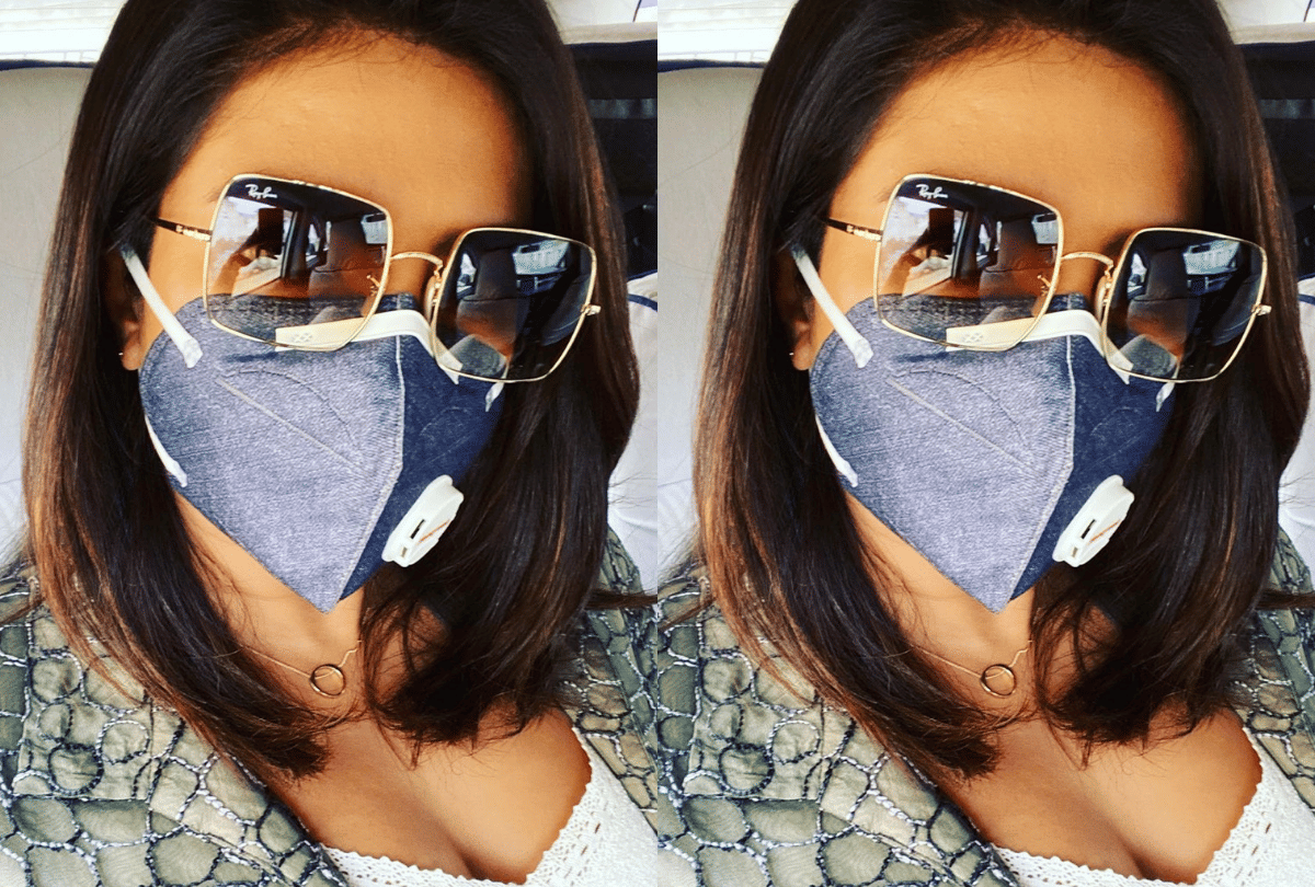 Priyanka Chopra affected from Delhi pollution and posts mask selfie