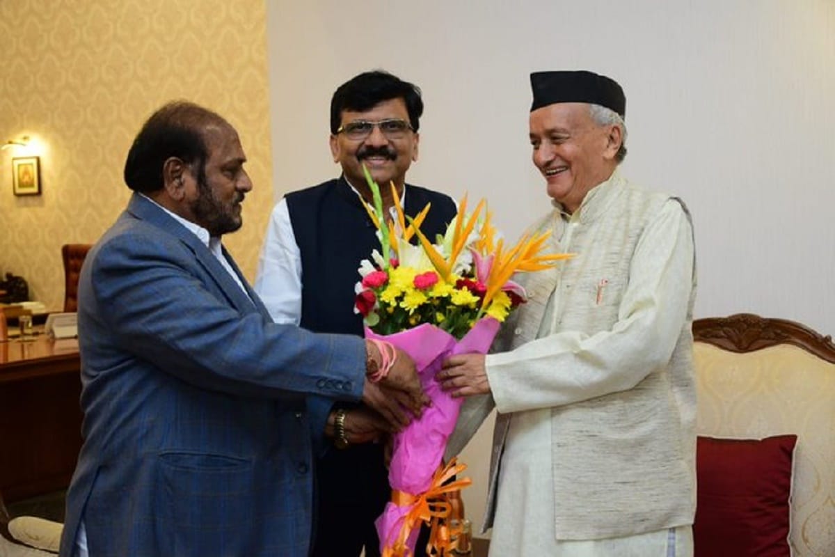 Shiv Sena leaders Ramdas Kadam and Sanjay Raut meet Maharashtra Governor