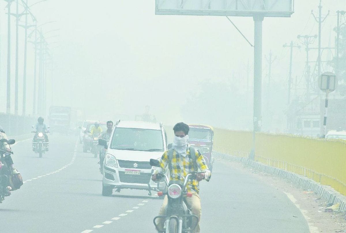 Poison going to the lungs due to pollution