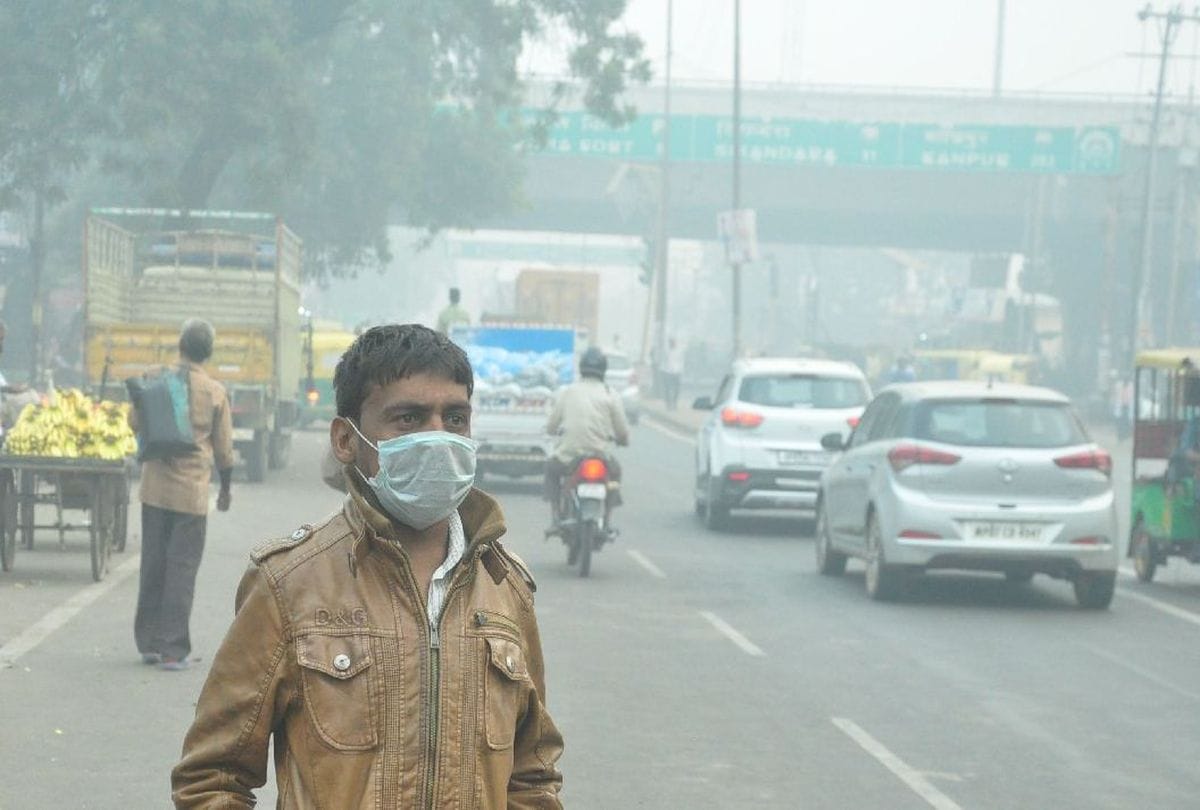 Poison going to the lungs due to pollution