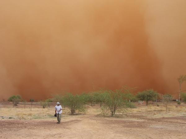 Trenching ground suffocated due to fire