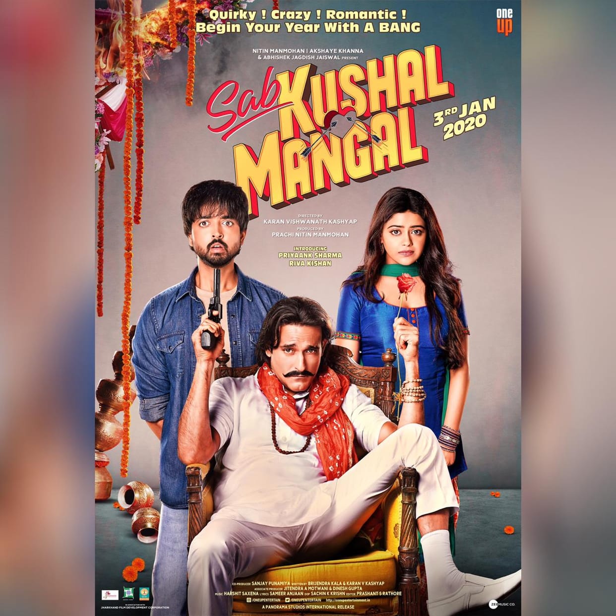 Akshaye Khanna and Priyank Sharma film Sub Kushal Mangal first poster has been out