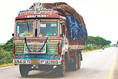 Truck Overloading in Prayagraj