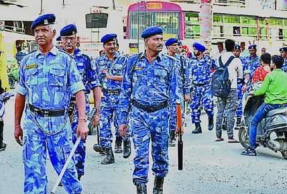 more than seven thousand security forces will monitor every step During civic elections in Agra