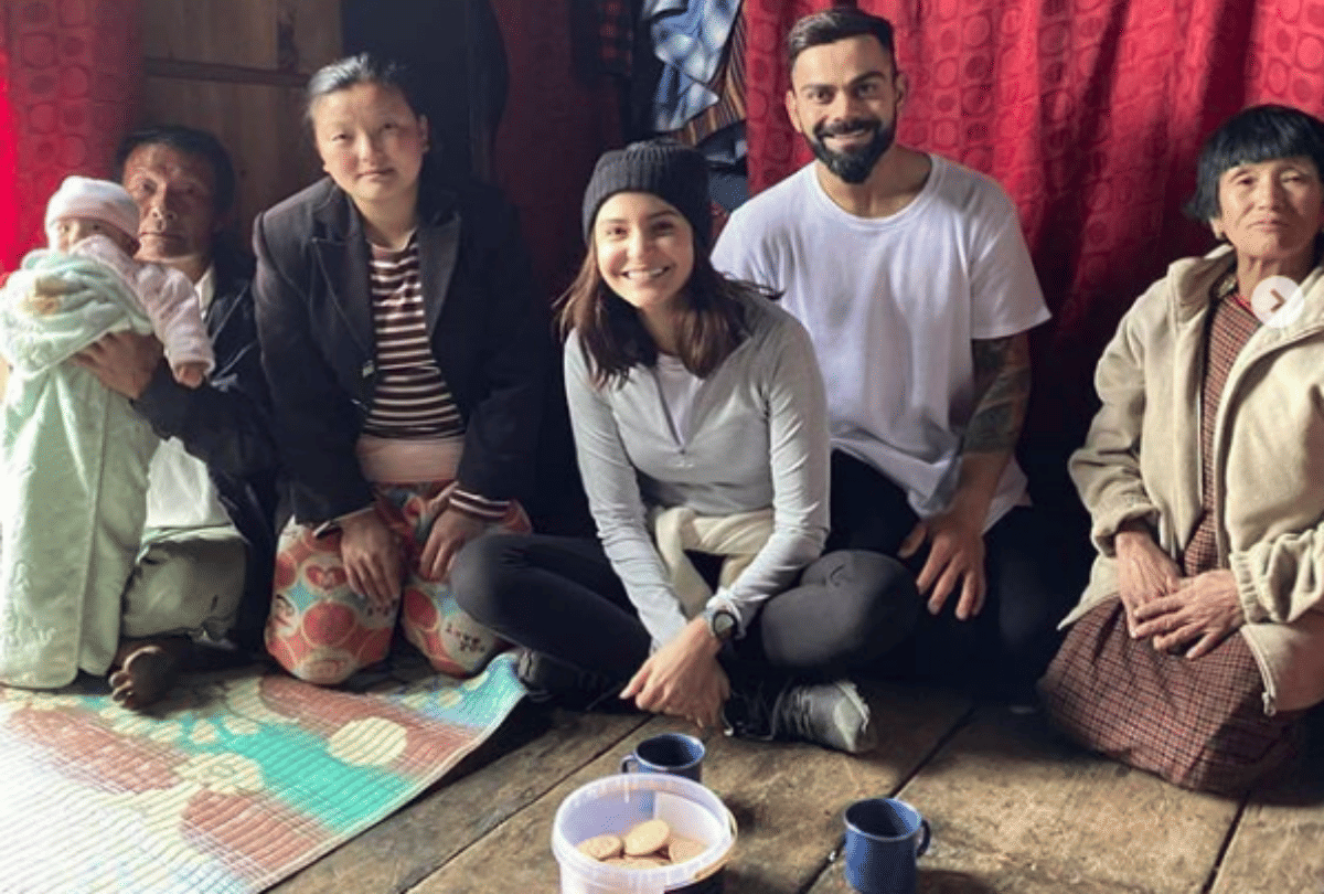 Anushka Sharma and Virat Kohli Quality Time Spent in Bhutan