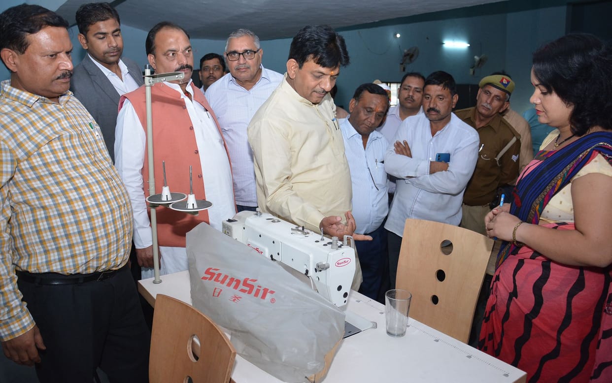 Minister of State Kapil Dev Aggarwal arrives at ITI
