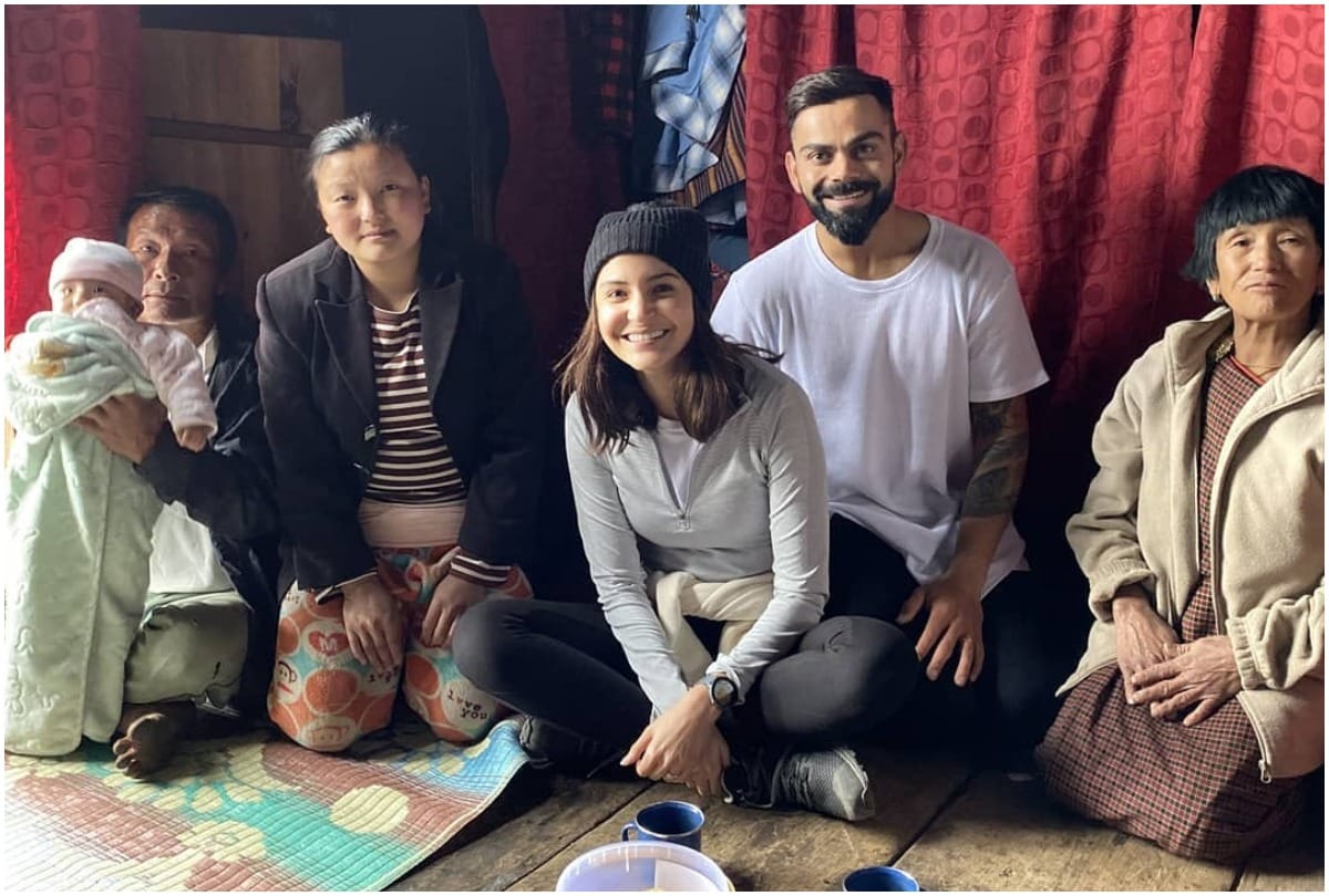 anushka virat travel in bhutan