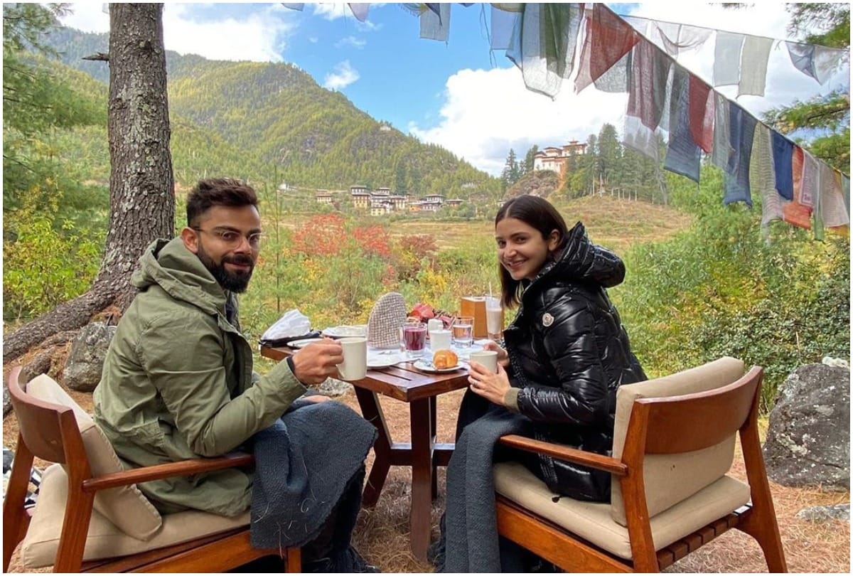 anushka virat travel in bhutan