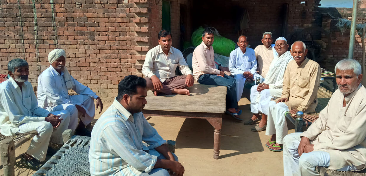 Funeral under the shadow of bayonets, force deployed in Rampur Maniharan