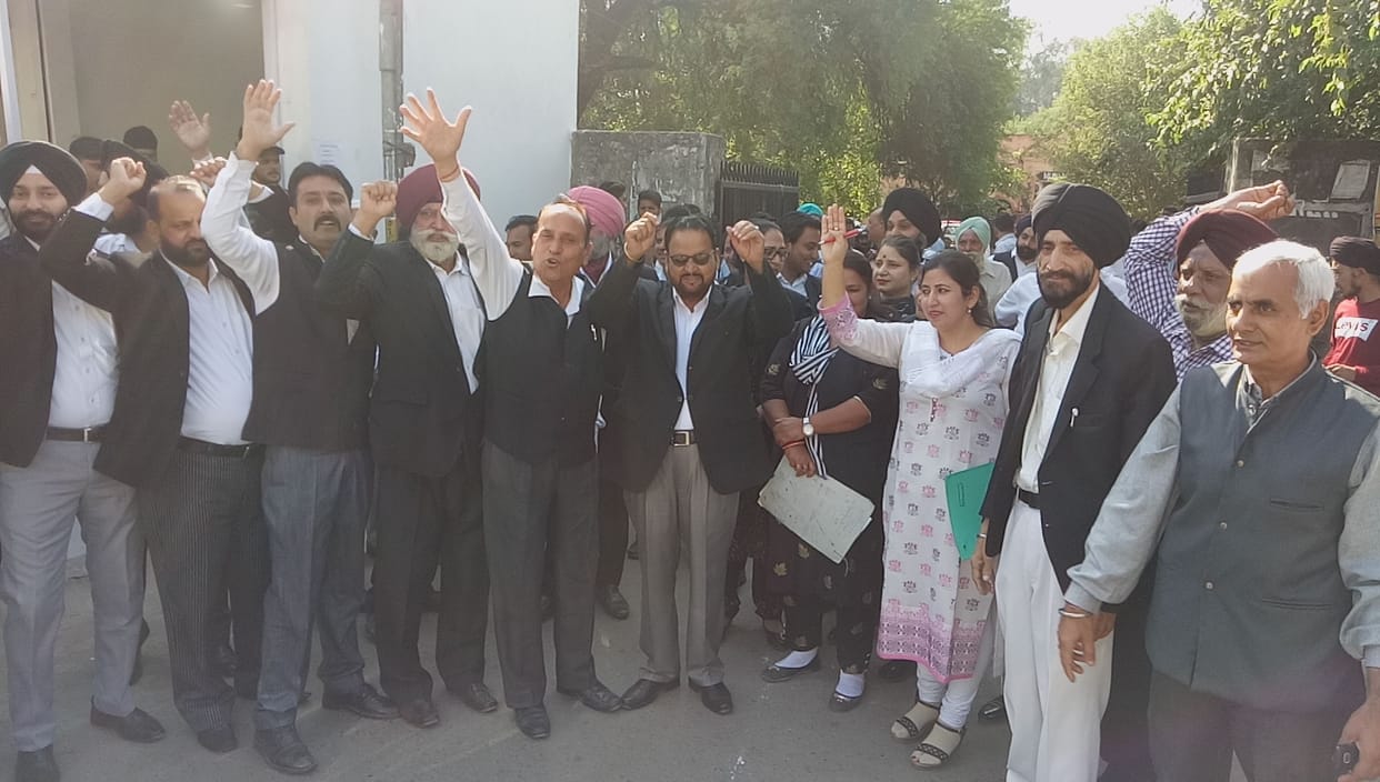 Lawyers on strike