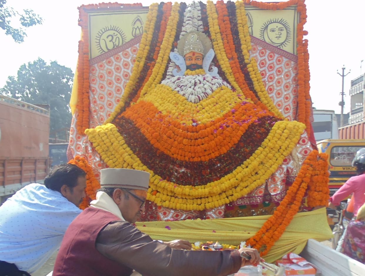 Marking procession on Shyam Jayanti