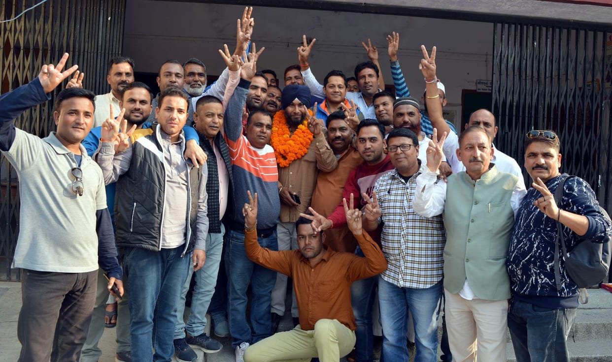 Bittu became uncontested block chief in Vikasnagar
