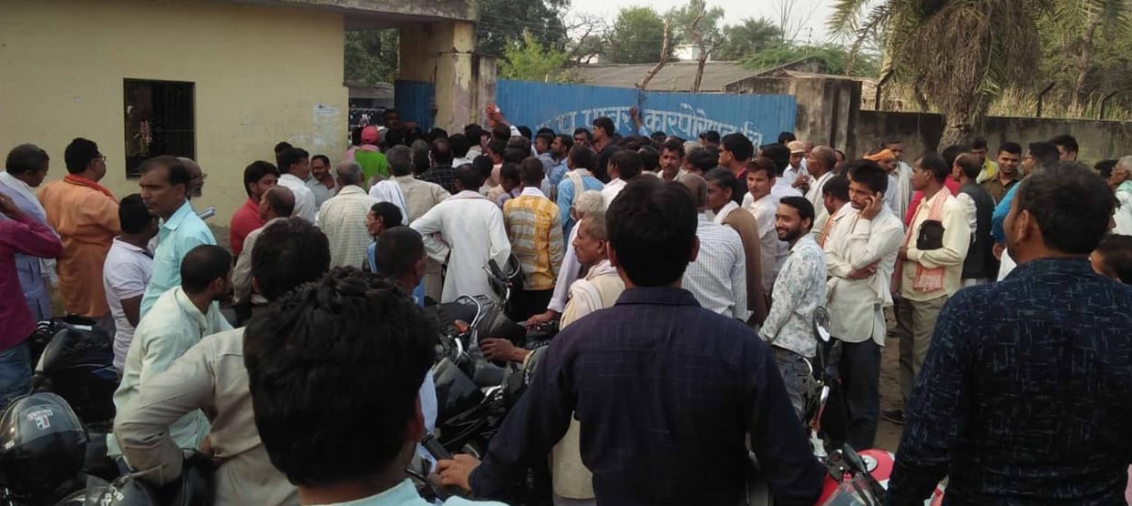 Uproar among farmers for not getting transformer