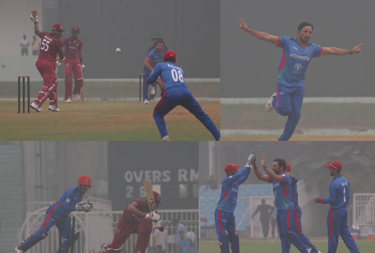Afghanistan cricket team defeated west indies team in practice match