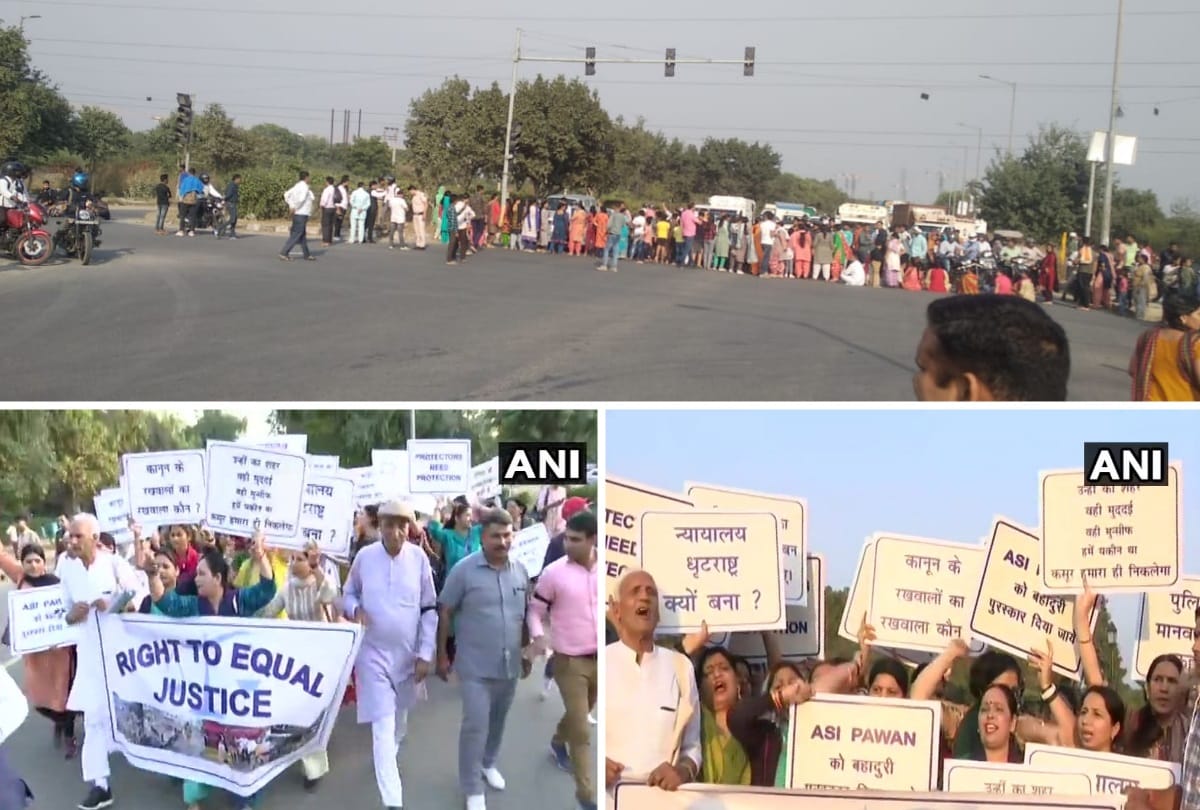 delhi police protest against lawyers their family reach india gate then marching towards ITO