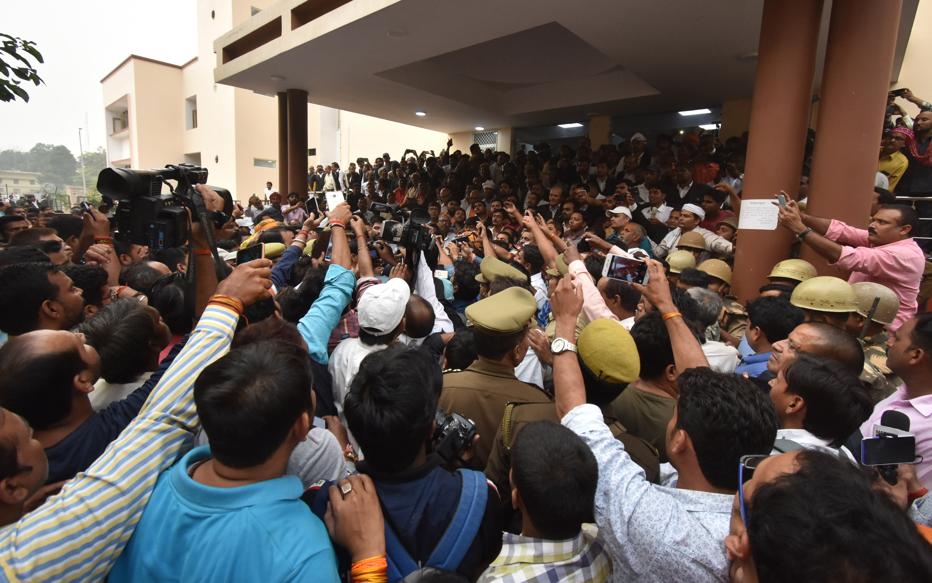 Jawahar Pandit massacre: Courtroom turning into a camp, bus force seen everywhere