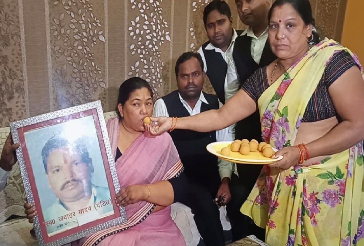 jawahar yadav murder case Former MLA Vijma Yadav met supporters
