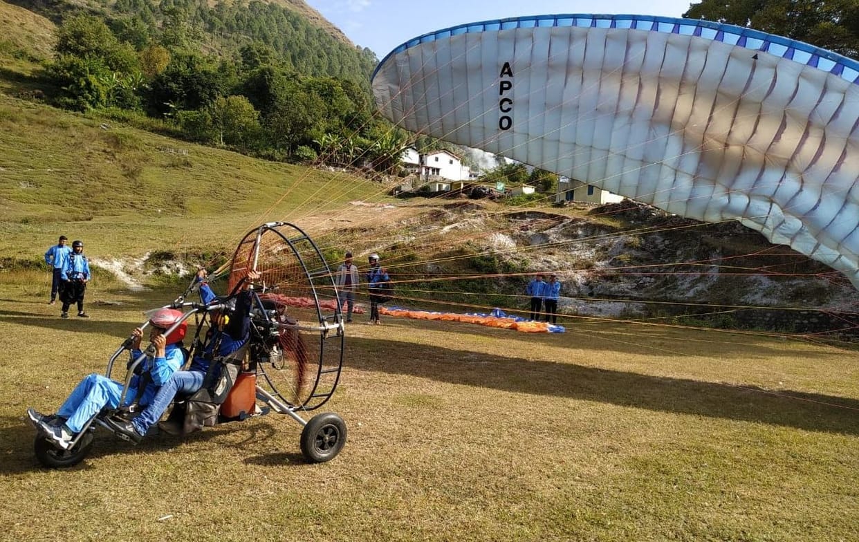 paragliding Training Camp ends