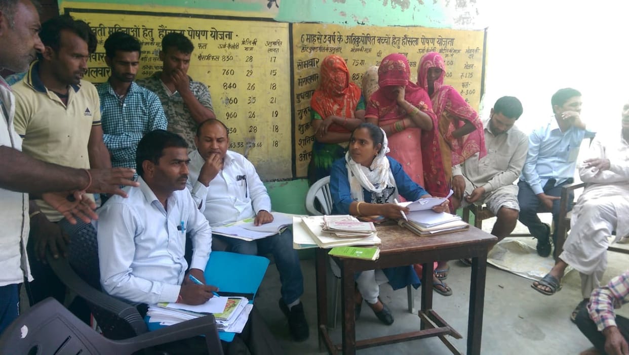 Lokpal heard complaints of MNREGA workers in Machharauli