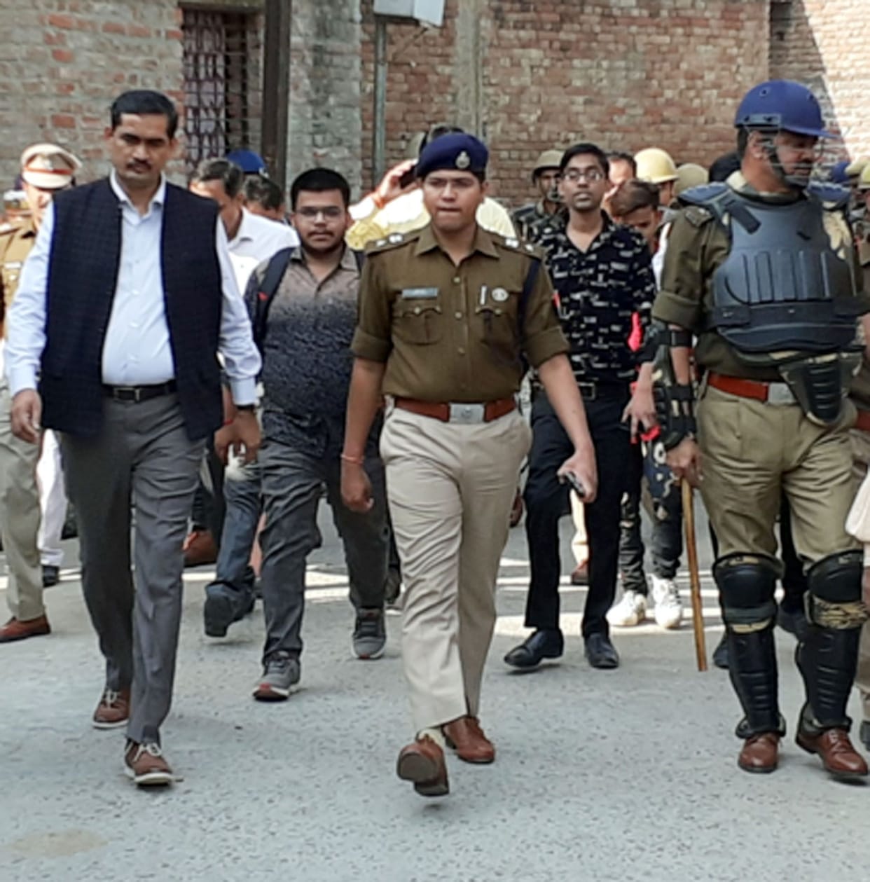 POLICE ACTION, ayodhya case, kasganj