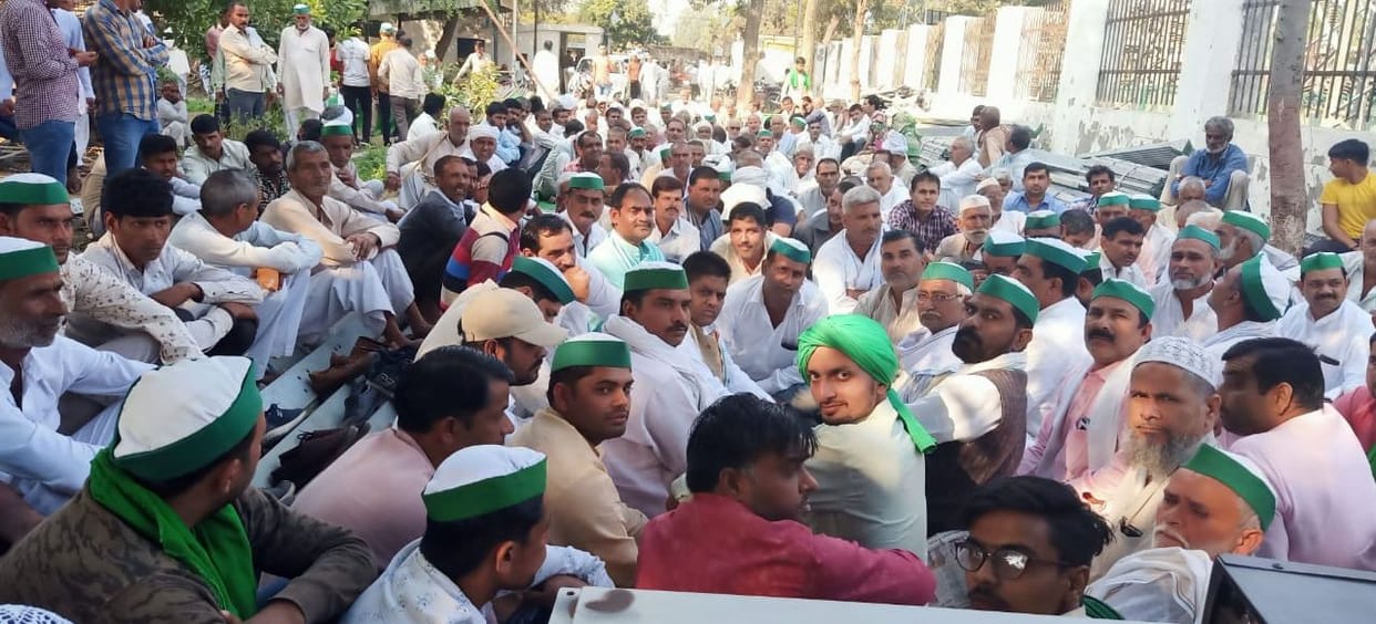 Farmers' Panchayat at Lalukhedi Power Station