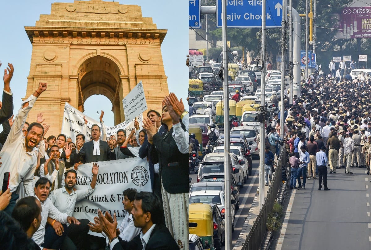 delhi police vs lawyers how tis hazari conflict raise demands of both parties