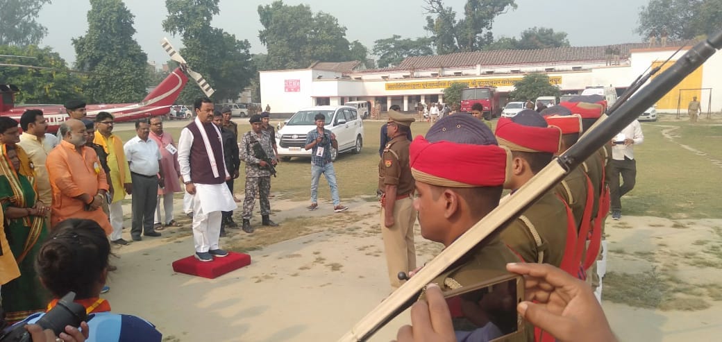 Deputy Chief Minister Keshav prasad maurya arrives at badlapur festival in jaunpur