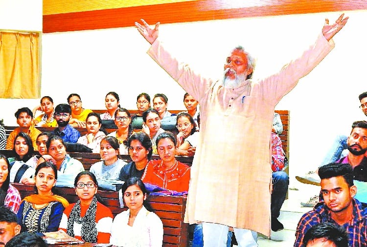 water man rajendra singh lecture in punjab university chandigarh