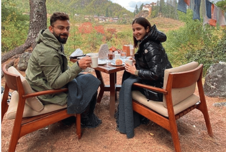 anushka sharma share photo with virat kohli on his birthday