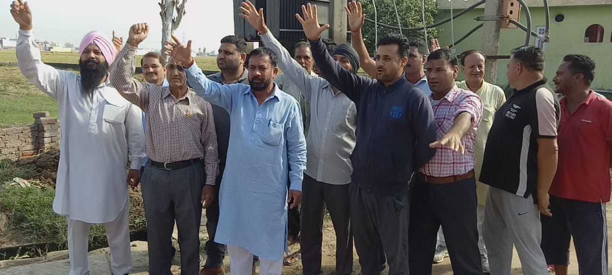 protest over electricity