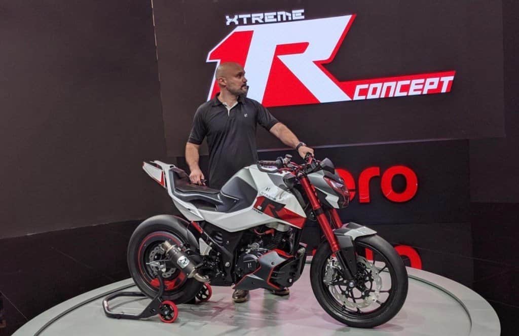 Hero motocorp showcased Hero Xtreme 1R concept at EICMA 2019 milan motorcycle show
