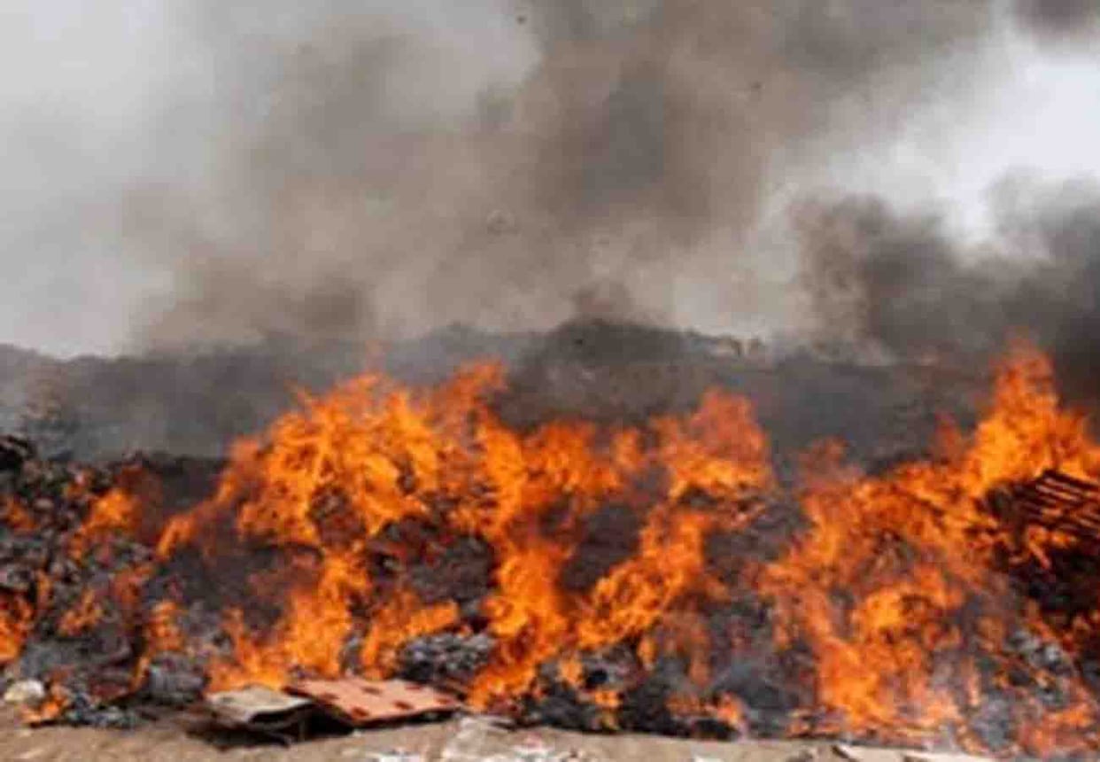 garbage burning municipal three staff salaries chopped