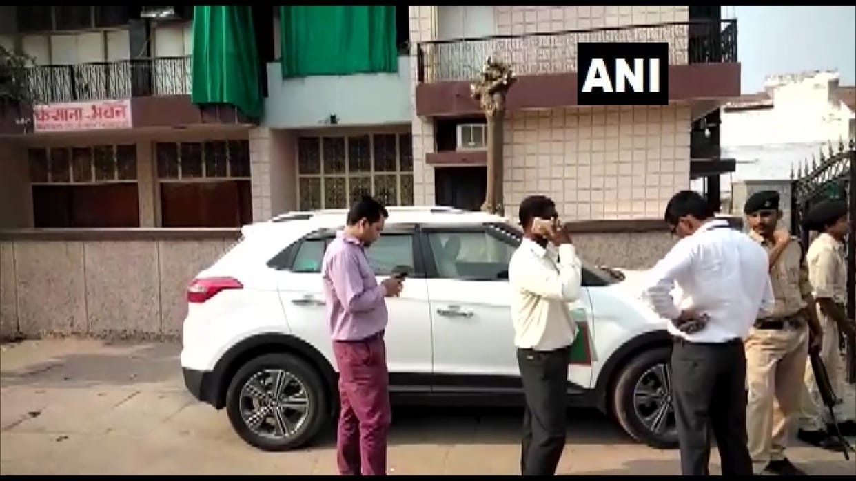 Central Bureau of Investigation raid at Congress MLA Raghuraj Singh Kansana residence