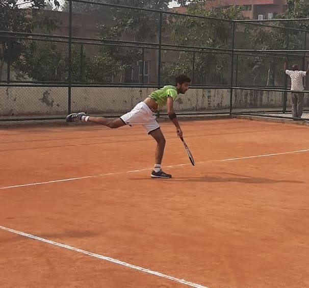 university of delhi and kurukhetra won in tennis