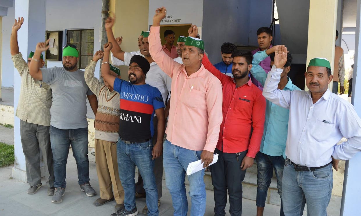 Tenants accuse Agriculture Secretary of harassment, protest