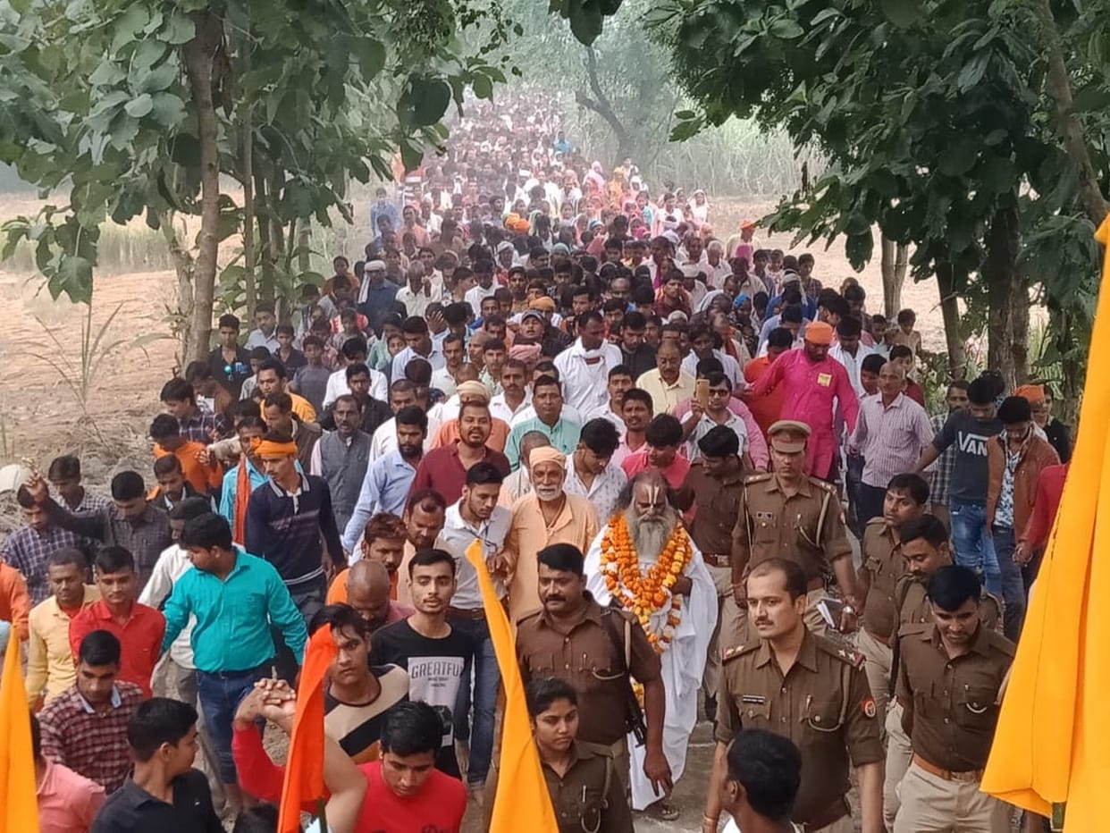 30 thousand people revolved around Tapovan Jhalidham