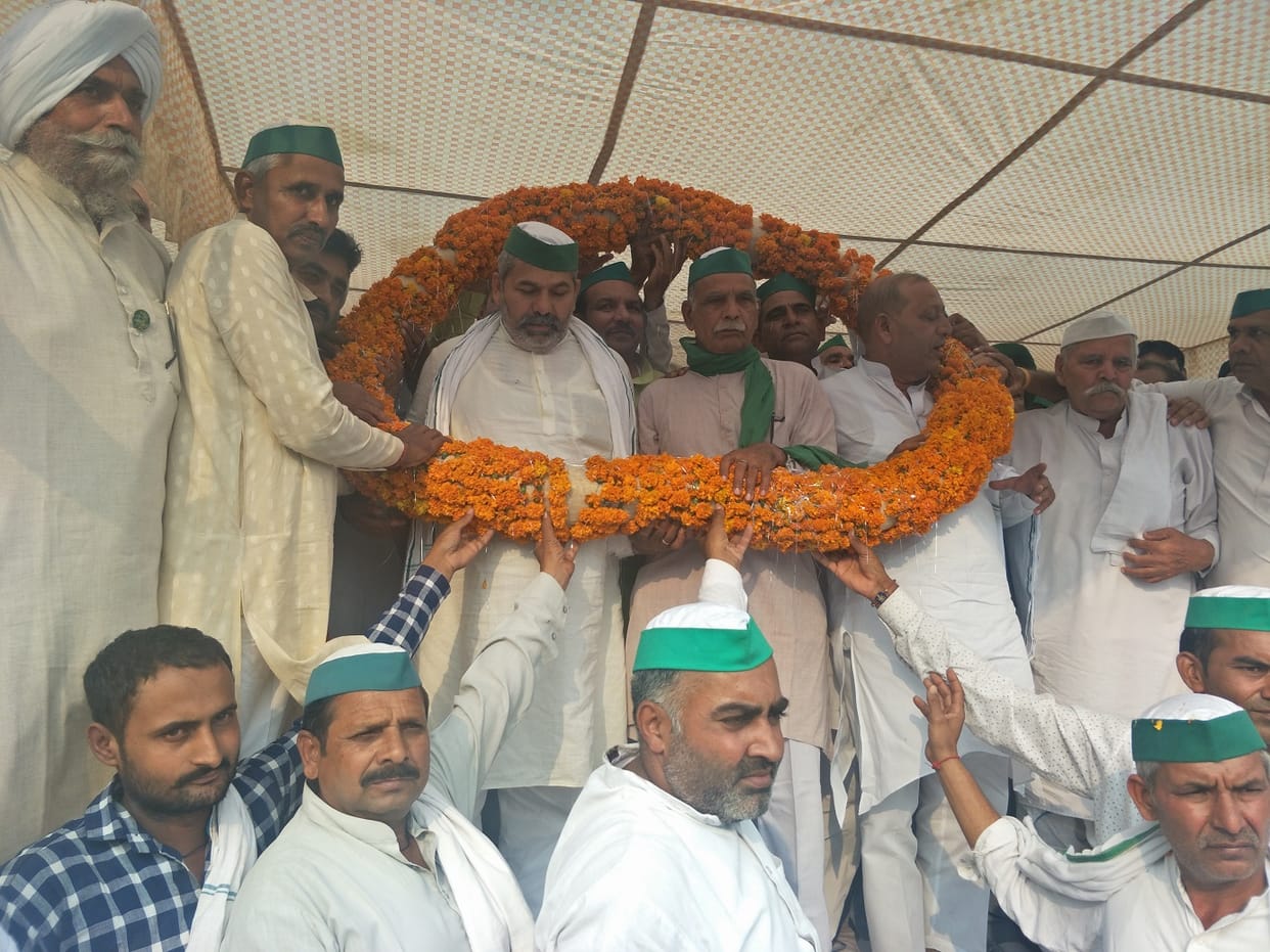Farmers will start plow revolution from December 21: Rakesh Tikait