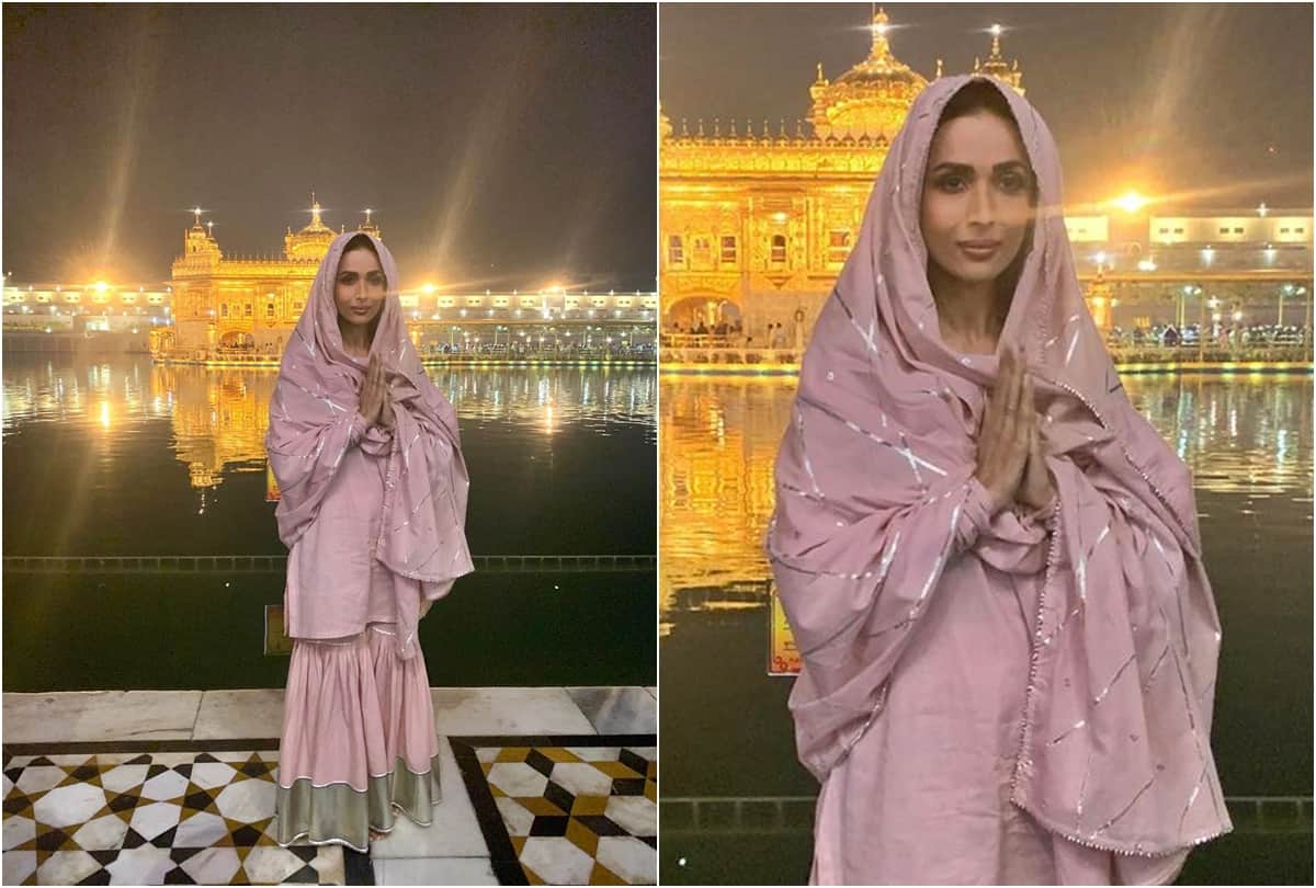 Malaika arora amritsar golden temple Photo is viral on instagram