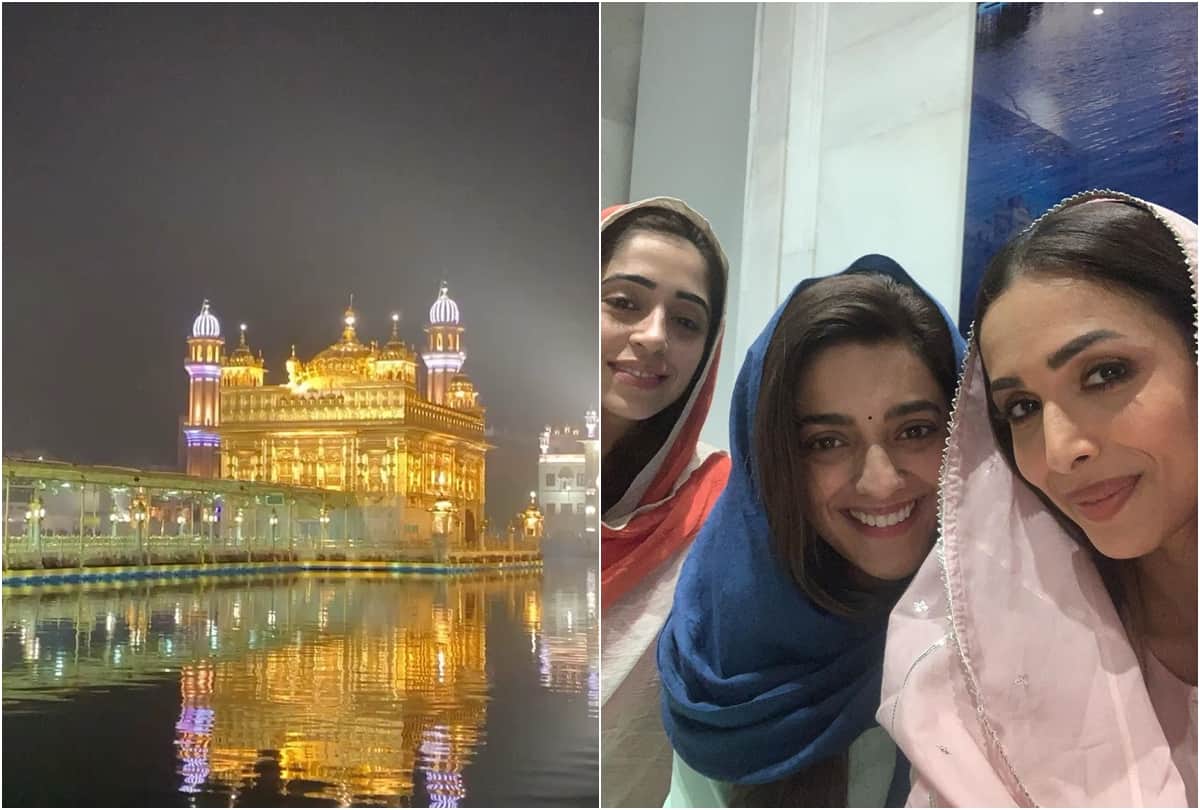 Malaika arora amritsar golden temple Photo is viral on instagram