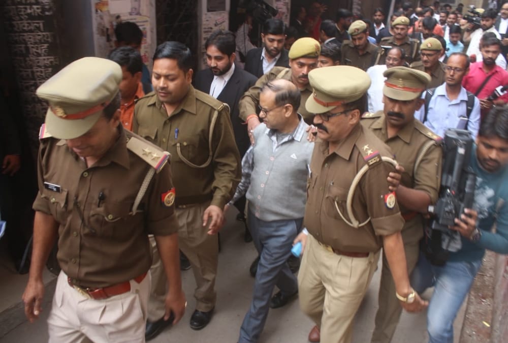 PK Gupta and Sudhansu Dwivedi sent on three days Police Remand in PF scam.