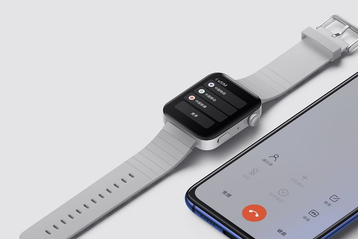 Xiaomi ने लॉन्च की अपनी पहली स्मार्टवॉच, मिलेगा डुअल सिम का सपोर्ट Xiaomi Launches Mi Watch looks like Apple Watch know price and specifications