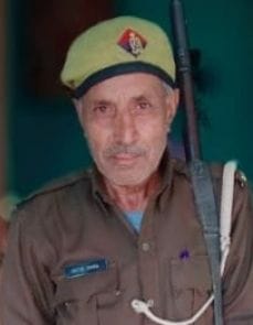 homegaurd died in the road accident