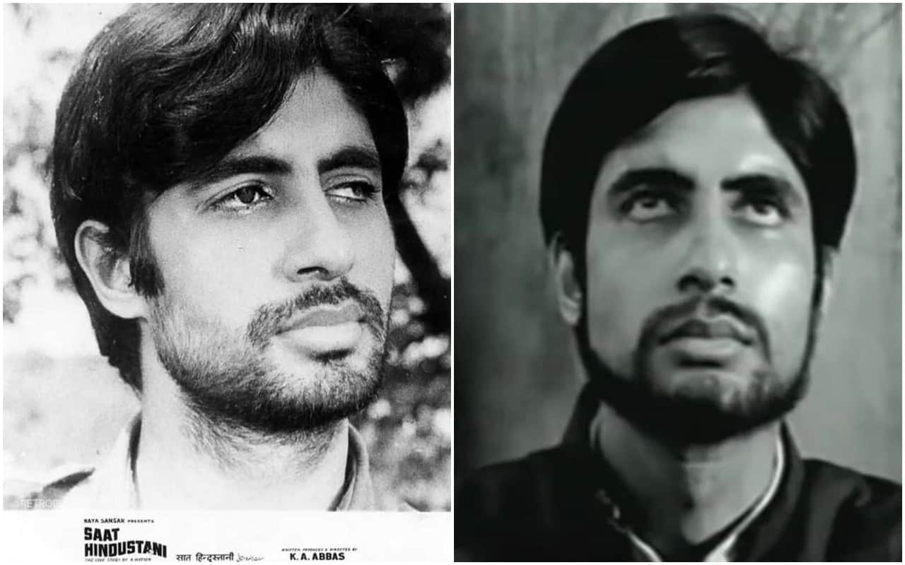 Amitabh Bachchan completes 50 years in bollywood Saat Hindustani directed by Khwaja Ahmad Abbas